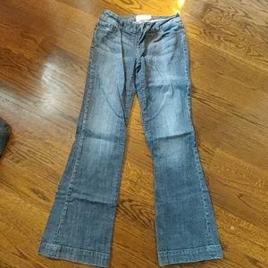 American rag flare wide hem jeans